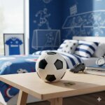 Tirelire en c�ramique ballon de foot