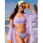 Top de bikini a bretelles rglables pour femmes haut de maillot de bain a encolure carre