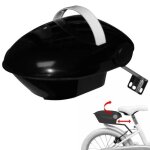 Top case vlo enfant - universel - noir - sangle de fixation incluse - homologu ce - pour garon
