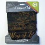 Tour de cou pour moto l'entourloop motorcycle travel coloris noir 100% polyester