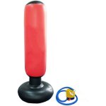 Tour de frappe gonflable de 160 cm - pour entraînement de boxe, gym, entraînement - avec pompe Tour de frappe gonflable de 160 cm - pour entraînement de boxe, gym, entraînement - avec pompe