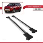 Pour toyota 4runner (n280) 2010 - 2023 barres de toit railing porte - bagages de voiture fly mod�le gris ...