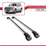 Compatible avec toyota land cruiser (j300) 2022 - 2026 ace - 1 barres de toit railing porte - bagages ...