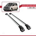Compatible avec toyota yaris verso (xp20) 2000 - 2005 barres de toit ace - 1 railing porte - bagages ...