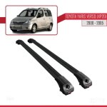 Compatible avec toyota yaris verso (xp20) 2000 - 2005 barres de toit ace - 1 railing porte - bagages ...