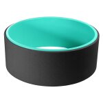 Tpe relaxation musculaire yoga anneau roue abdominale roller backward bend fitness circle, noir bleu