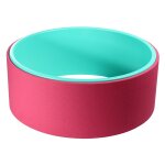 Tpe relaxation musculaire yoga anneau roue abdominale roller backward bend fitness circle, rose bleu