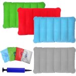Trahoo - lot de 4 coussins gonflables, coussins d'assise et de voyage, pour voiture, pour camping et ...
