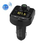 Transmetteur fm v�hicule adaptateur bluetooth sans fil musique mains libres noir + sd 4go yonis