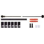 Transmission frein route / vtt clarks teflon noir (2 cables teflon / gaines / butees / embouts)