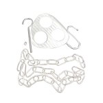 Trépied de cuisson de pique nique en acier inoxydable, support suspendu pour grill de camping, fourniture ... Trépied de cuisson de pique nique en acier inoxydable, support suspendu pour grill de camping, fourniture ...