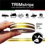 Bandes adh�sives - trim stripes - 11 mm x 10 mt - vinyle cast - thermoformable - lingette nettoyante