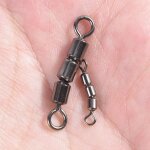 Trois roulements a billes pivotants, anneaux solides, connecteur de p�che oc�an, hame�ons de p�che, 10 ...