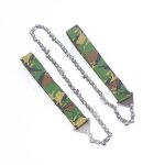 Tronçonneuse de poche a 11 dents pour camping, scie a chaîne manuelle, scie a fil de survie, scie a chaîne ... Tronçonneuse de poche a 11 dents pour camping, scie a chaîne manuelle, scie a fil de survie, scie a chaîne ...