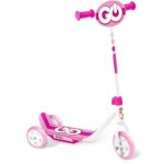 Trottinette 3 roues - stamp - skids control - rose