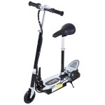 Trottinette electrique 120 w pliable pour enfants a partir de 7 ans hauteur de guidon et selle r�glable ...
