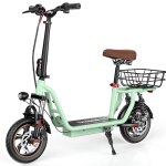 Trottinette electrique iscooter avec sige i12 vert 500w 36v7. 5ah autonomie 30 - 35km 12 ; pneu double ...