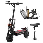 Trottinette electrique pliable boyueda s3 11 ; avec moteur 3000wx2 si�ge inclus 60v 38ah autonomie maximale ...
