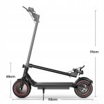 Trottinette electrique pliable iscooter w6, 500 w, 35 km / h, autonomie 30 km, 36 v 7, 8 ah, roues 10 ...