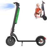 Trottinette electrique pliable - roues 10  - moteur 350w 36v 10ah - 32km / h - autonomie 40km - feu