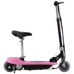 Trottinette electrique avec siège 120 watts rose helloshop26 02 0004601 Trottinette electrique avec siège 120 watts rose helloshop26 02 0004601