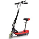 Trottinette electrique avec si�ge 120 watts rouge helloshop26 02 0004593