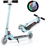 Trottinette enfant 2 roues pliable 70 x 31 x 63 - 86, 5 cm frein a friction design moderne en aluminium ...