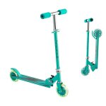 Trottinette pour enfants d�s 3 ans - duoku - equip�e de roues lumineuses, guidon ajustable, plateau antid�rapa ...