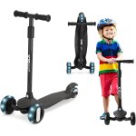 Trottinette enfant 3 roues a partir de 2 a 8 anspatinette dbutante cadeau - t - bar ajustable pour garons ...