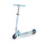 Trottinette enfant pliable 66 x 33 x 80 cm 3 hauteurs r�glables roues clignotantes style moderne en aluminium ...