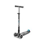 Trottinette maxi micro deluxe pliable led - gris volcan