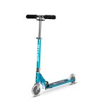 Trottinette micro sprite led - bleu ocan