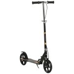 Trottinette pliable enfant b�quille double frein hauteur guidon r�glable roulement pu abec - 7 m�tal ...