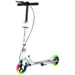 Trottinette pliable rglable enfant 3 - 8 ans roues lumineuses led frein friction arrire et frein main ...