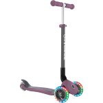 Trottinette primo - 120 / 80 mm, abec 5, 3 roues, hauteur rglable, roues led rose
