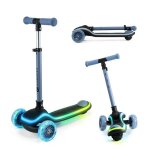 Trottinette tricycle - kinderkraft - raket - 3 roues - guidon r�glable - lumi�res led