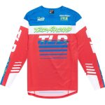 Troy lee designs sprint fifty - 50 maillot de v�lo, rouge - bleu, taille m pour hommes