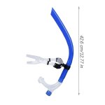 Tuba de natation avant pour tour de natation, embout en silicone, equipement de plongée, sangle de tête ... Tuba de natation avant pour tour de natation, embout en silicone, equipement de plongée, sangle de tête ...