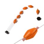 Tubes de pêche a la mouche fluorescents orange / jaune, 6 pièces, flotteur en mousse, indicateurs de ... Tubes de pêche a la mouche fluorescents orange / jaune, 6 pièces, flotteur en mousse, indicateurs de ...