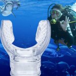 Tube de plonge tuba silicone transparent tube de plonge sous - marine tuba embout rgulateur accessoires ...