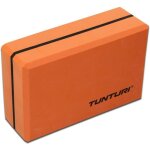 Tunturi brique yoga bicolore orange / noir