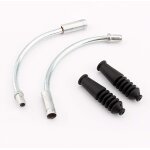 Tuyau guide cable frein velo, v brake noodles guide de cble tube de frein de vlo 110 avec bottes anti ...