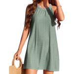 Tuyiu - robe de plage d'été pour femme - bikini cover up - tunique de plage - col en v - respirante - ... Tuyiu - robe de plage d'été pour femme - bikini cover up - tunique de plage - col en v - respirante - ...