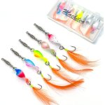 Twist spoons trout fishing lures uv active 3g 5 pack twister trout fishing accessories trout fishing ...