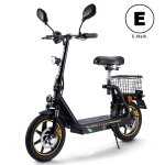Twofish m5 elite - e trottinette electrique, certifie cee avec sige et panier arrire, moteur 500w, ...