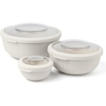 Tylla lot de 3 bolsbotes de conservation avec couvercle comme botes de rangement pour rfrigrateur, ...