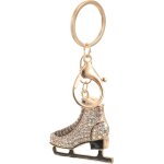 Tysq - porte - cls patinage artistique avec strass - idal pour amateurs de patin a glace - lliage durable ...