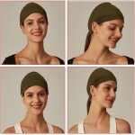 Tzf - 4pcs headbands for women wide turban bandana boho head scarfs wraps yoga hairbands fabric elastic ...
