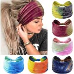 Tzf - 6 pices bandeau cheveux femme large elastique doux boho bandeaux imprim yoga sport headband multicolor ...
