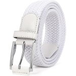 Tzf - ceinture elastique tresse ceinture tissu elastique extensible etirable pour homme et femme unisexe ...